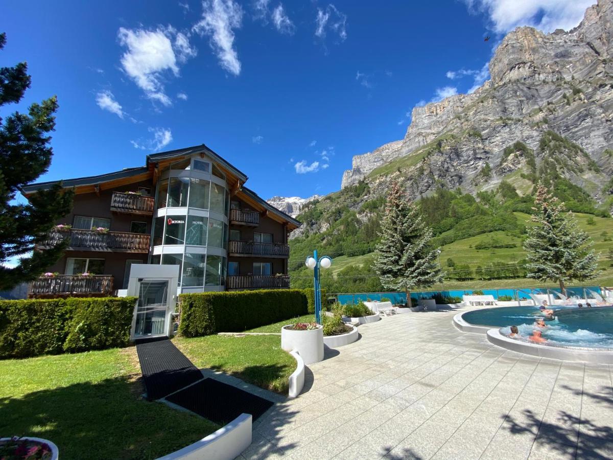 Hotel Viktoria-Leukerbad-Therme Eksteriør bilde