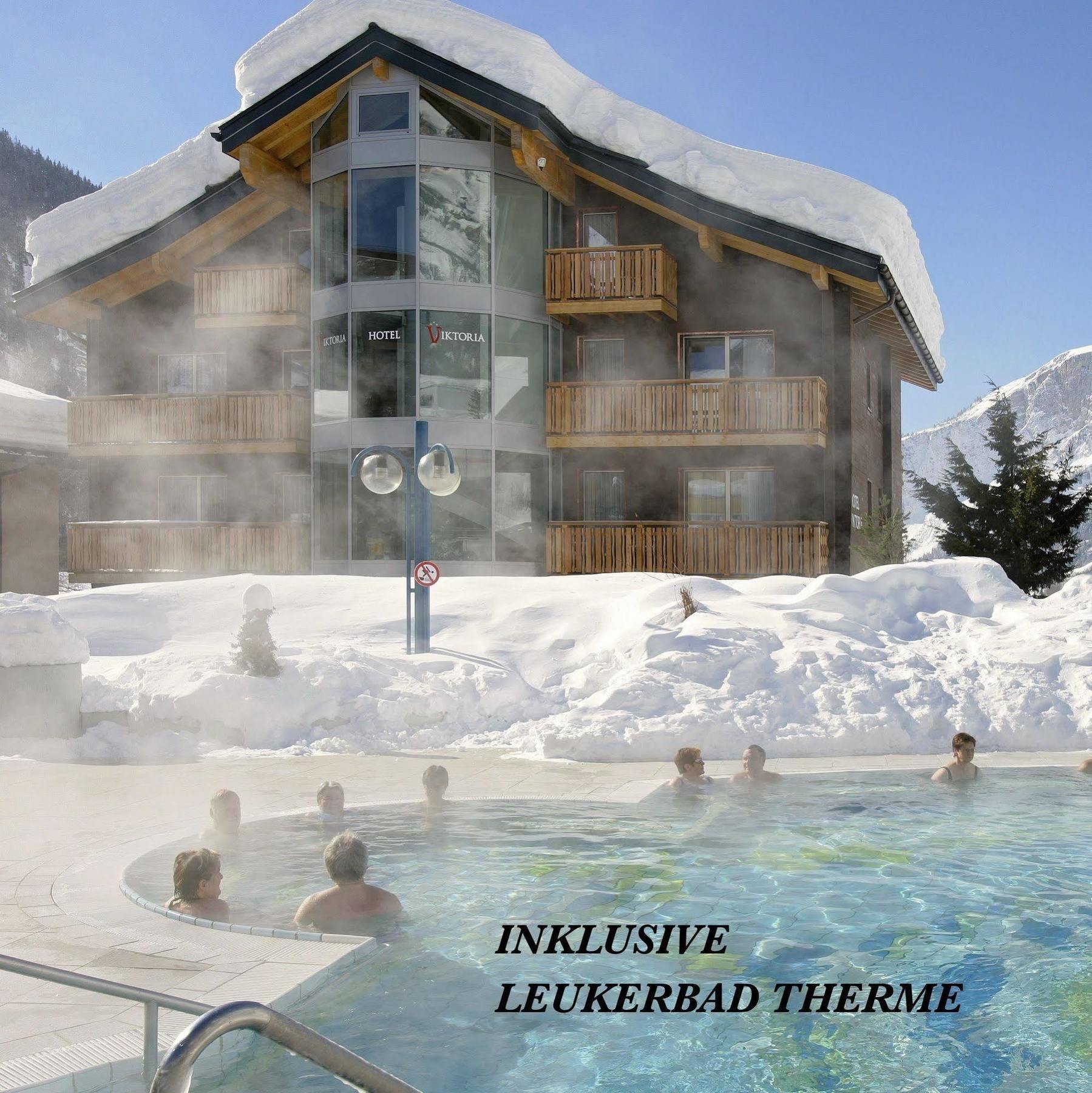 Hotel Viktoria-Leukerbad-Therme Eksteriør bilde