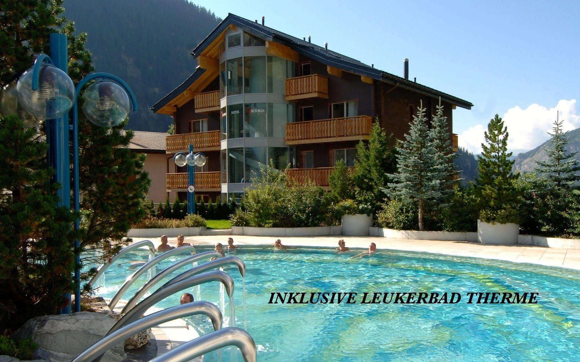 Hotel Viktoria-Leukerbad-Therme Eksteriør bilde
