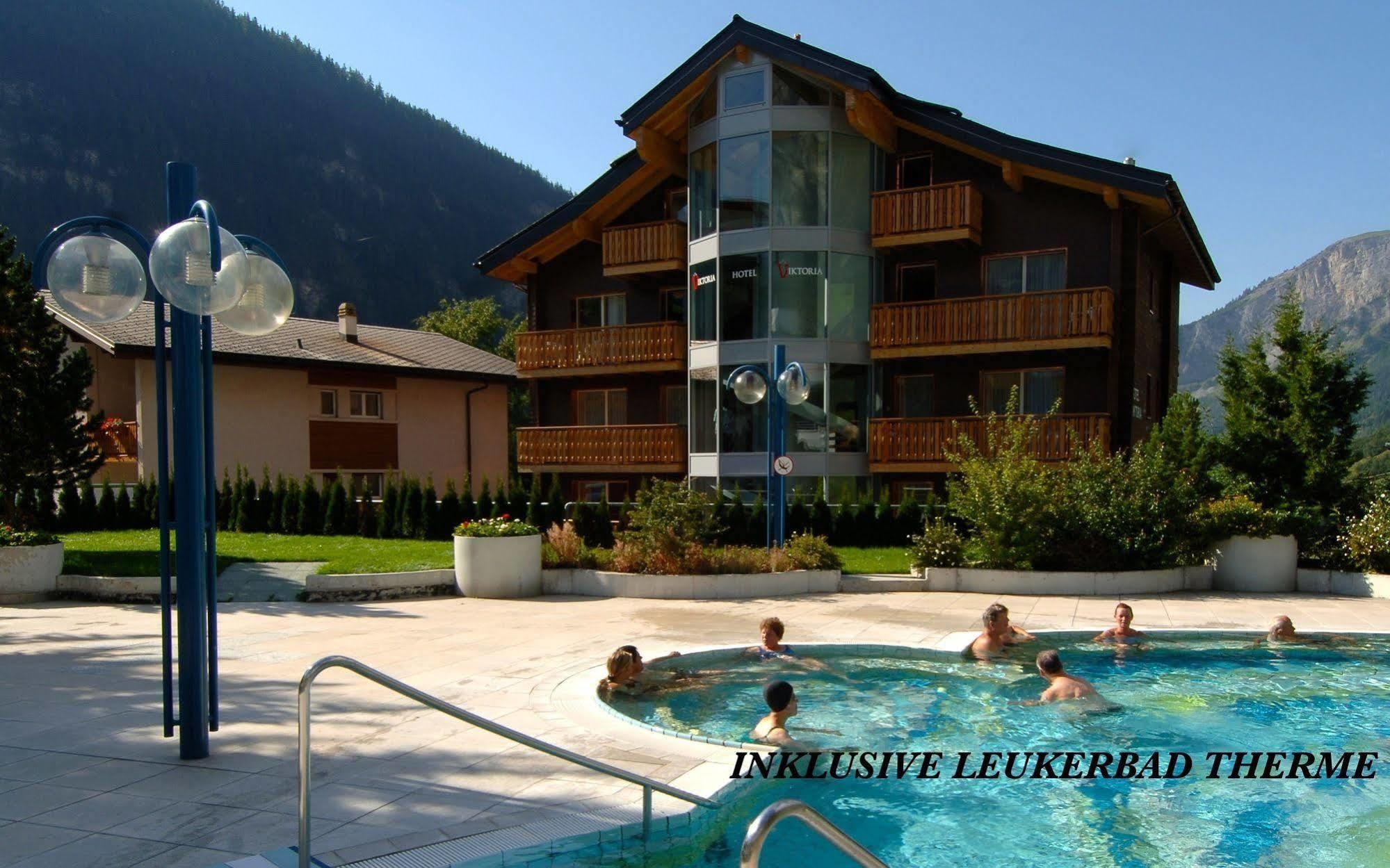 Hotel Viktoria-Leukerbad-Therme Eksteriør bilde