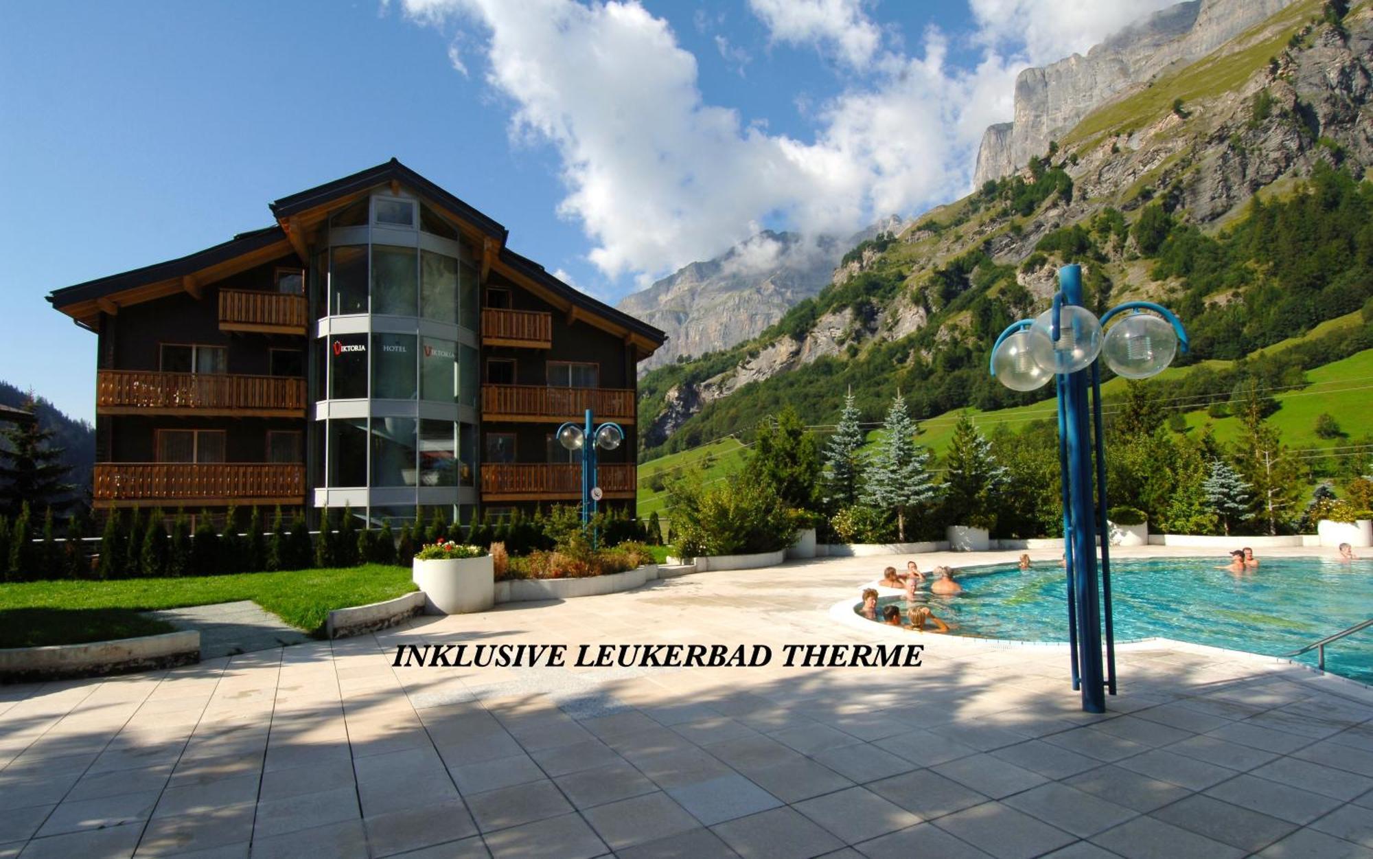 Hotel Viktoria-Leukerbad-Therme Eksteriør bilde